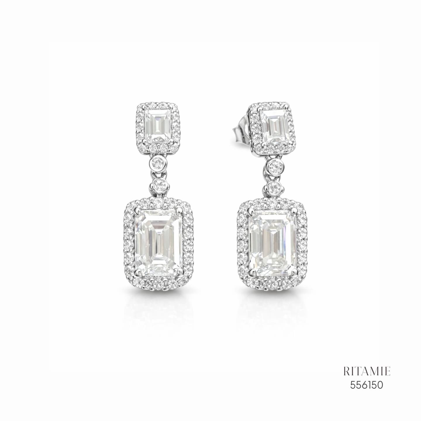 The Emerald Majesty Double-Drop Earrings 556150