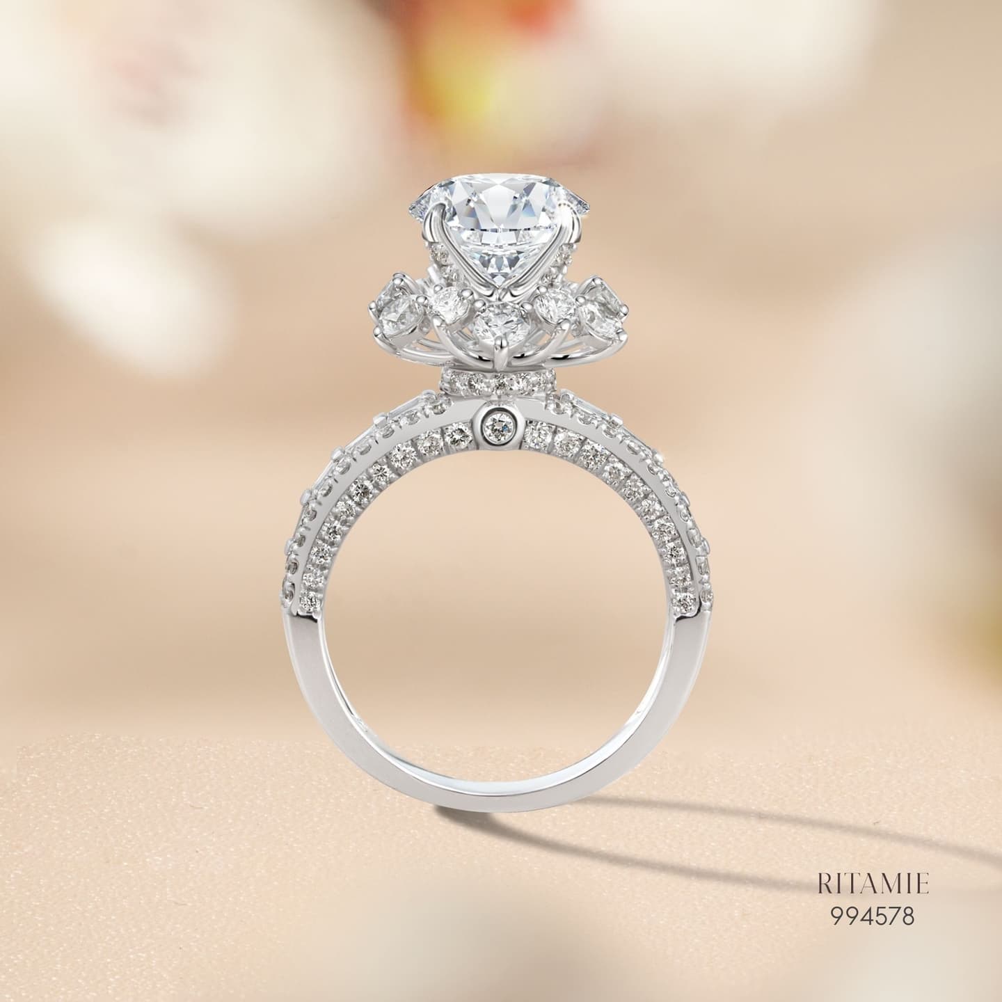 Aurora Grace Lab Grown Diamond 14K Ring – 2.07 ct 994578