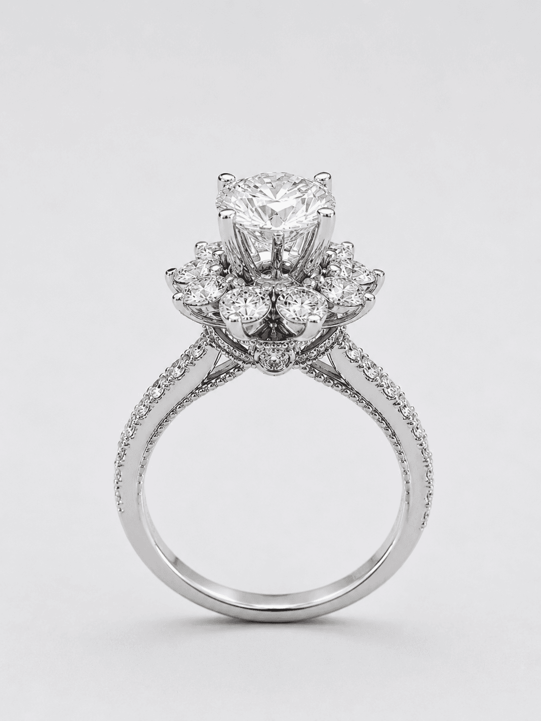 Round Brilliant Diamond Halo Ring 99930004