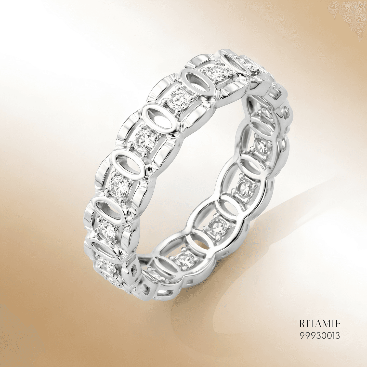 Interlocking Diamond Eternity Ring 99930013