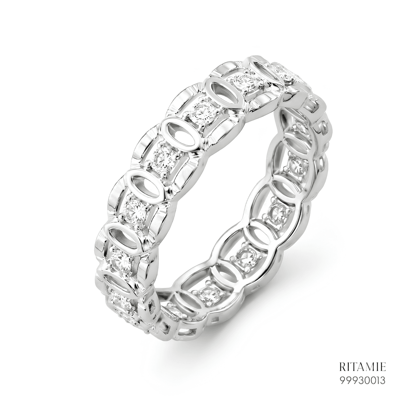 Interlocking Diamond Eternity Ring 99930013
