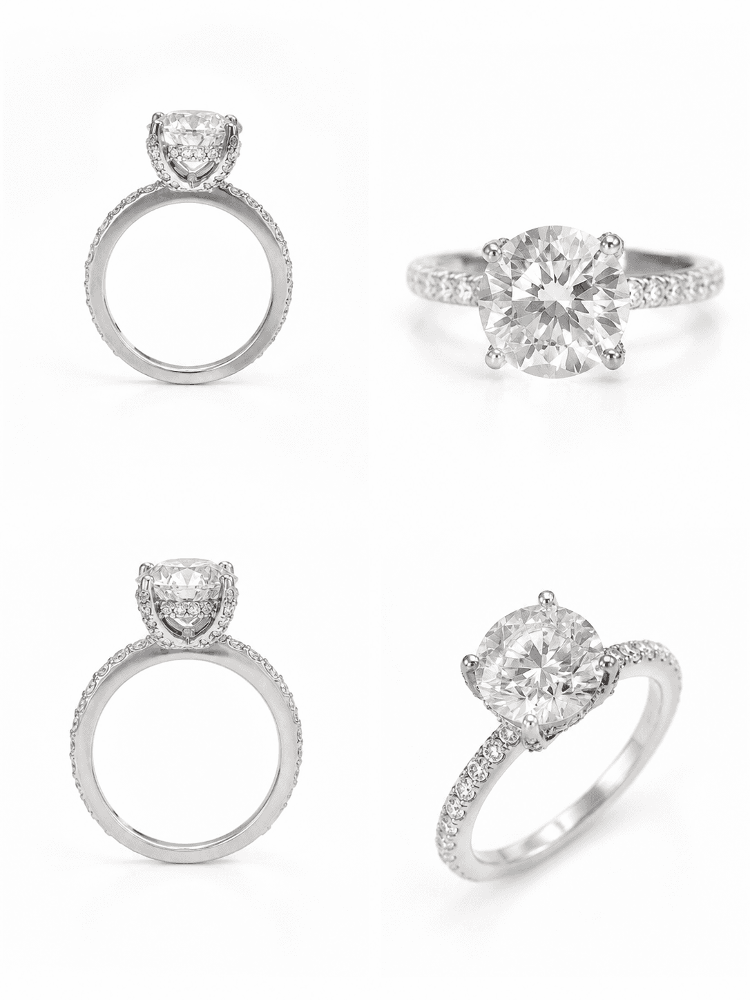Diamond Pavé Engagement Ring 99930016