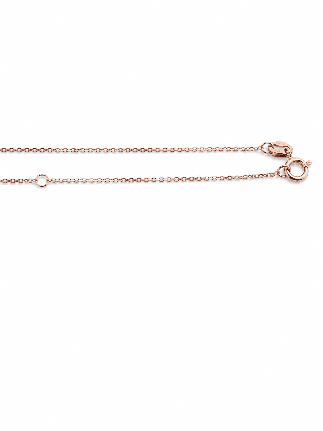 18K Rose Gold Chain Necklace