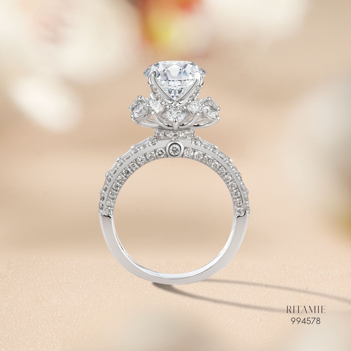 Aurora Grace Lab Grown Diamond 14K Ring – 2.07 ct 994578