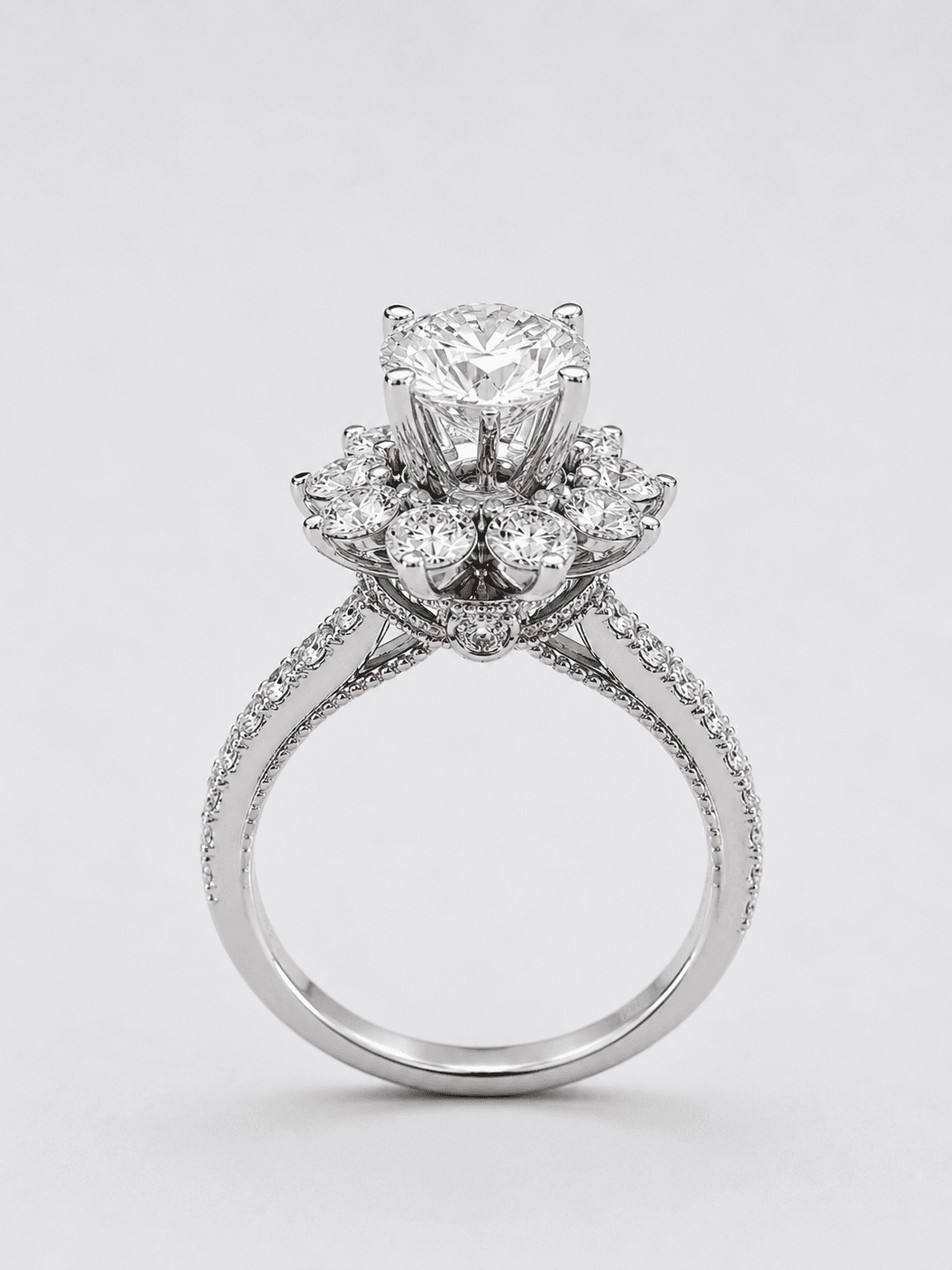 Round Brilliant Diamond Halo Ring 99930004