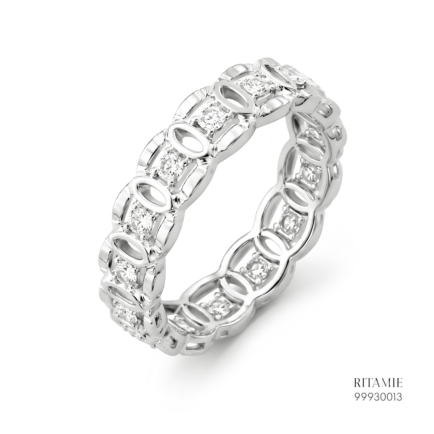 Interlocking Diamond Eternity Ring 99930013