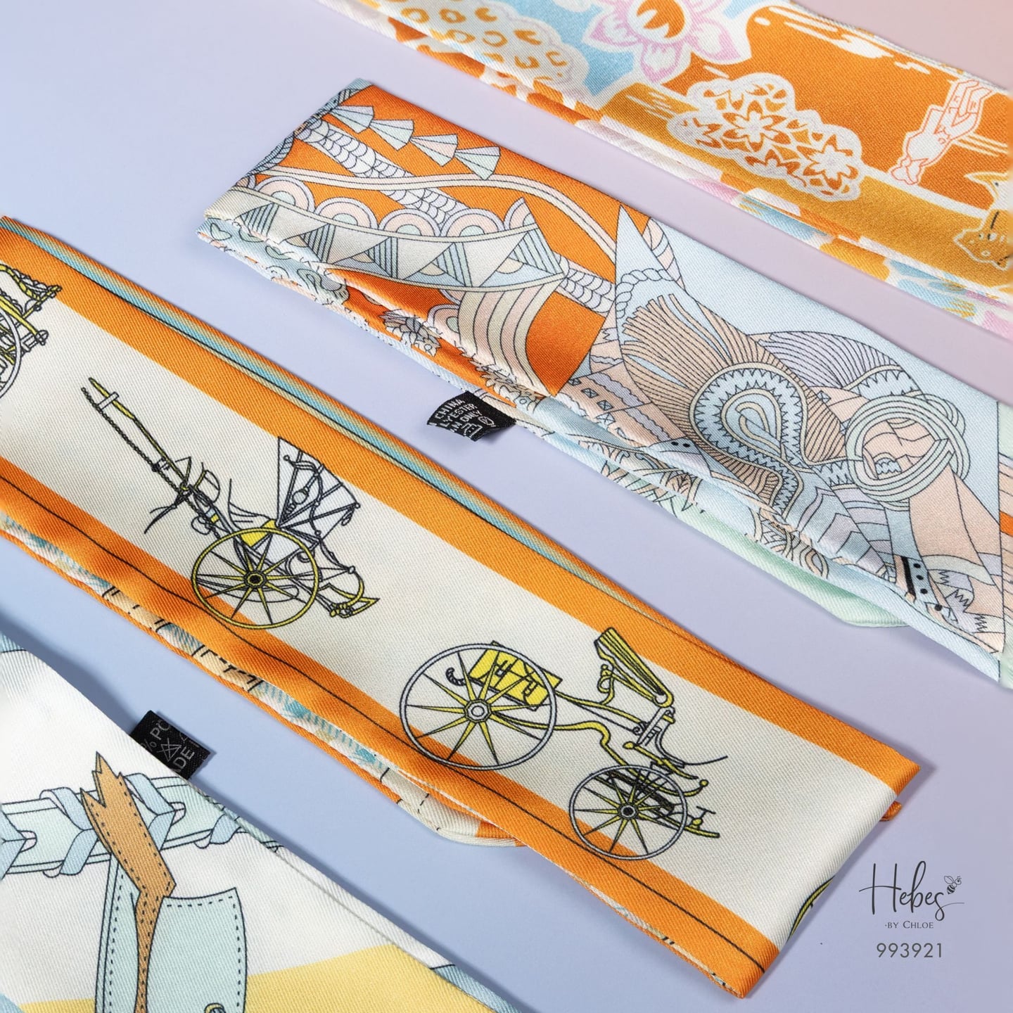 Secret Gift Small Silk Scarf 993921