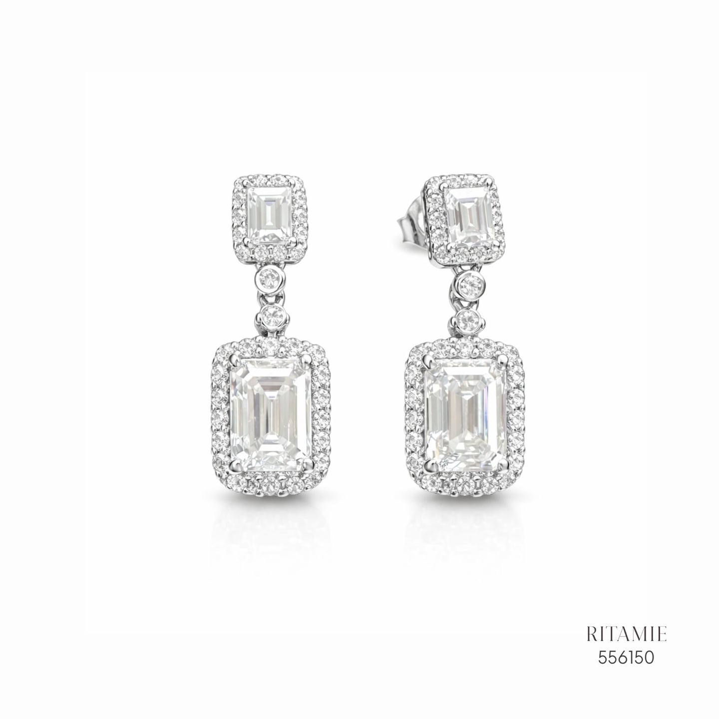 The Emerald Majesty Double-Drop Earrings 556150
