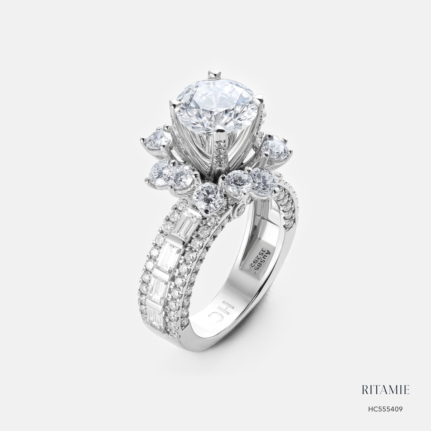 Pure Bliss 1ct Lab Diamond Ring – 10K White Gold